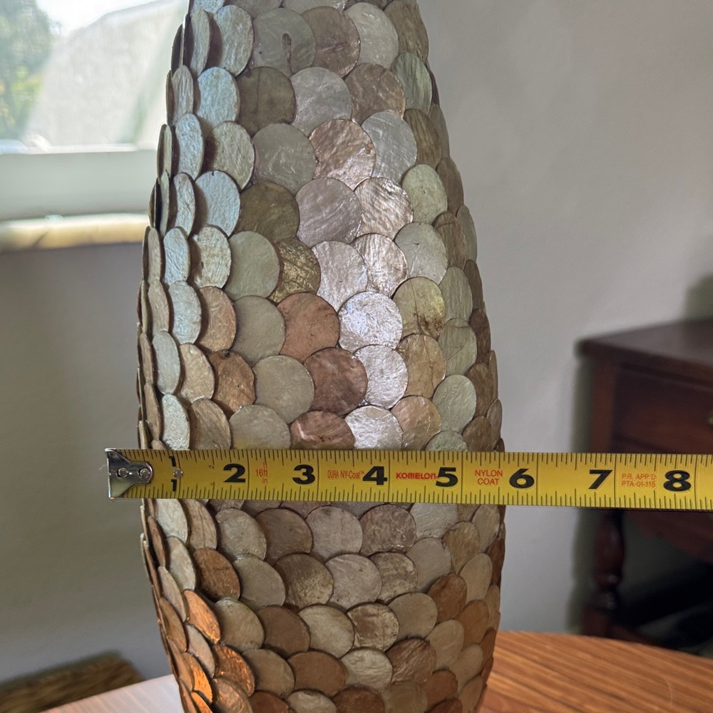 Pier 1 Iridescent Shell Vase - Picture 5 of 6